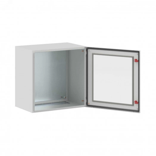 Щит с монтажной панелью ЩМП 600x600x400мм  серия ST c прозрачной дверью