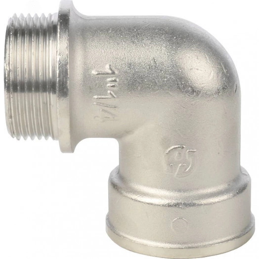 Угольник НВ 1'1/4 с упором, никелированный