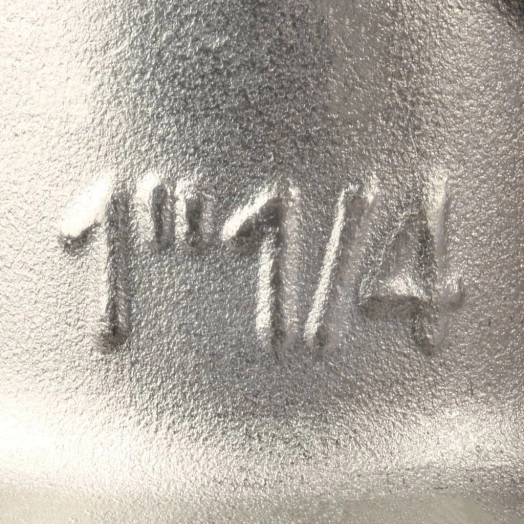 Угольник НВ 1'1/4 с упором, никелированный