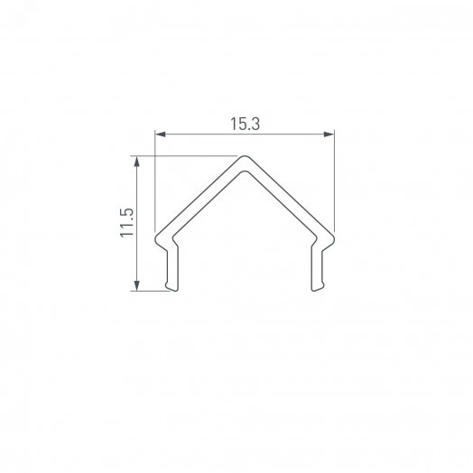 Экран ARH-DECORE-S12 Square Frost (ARL, Пластик)