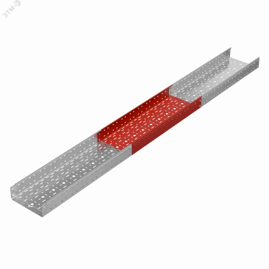 Лоток перф. 100х300х0,8 L3000 мм Быстрый монтаж ПЛЮС