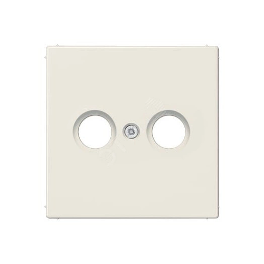 Накладка для телевизионной розетки (TV-FM)  Серия LS990  Материал- термопласт  Цвет- слоновая кость