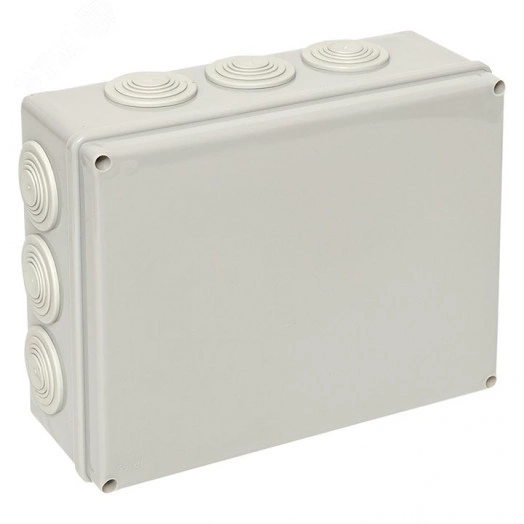 Коробка распаячная КМР-050-043 пылевлагозащитная 12 мембранных вводов уплотнительный шнур (240х190х90) PROxima