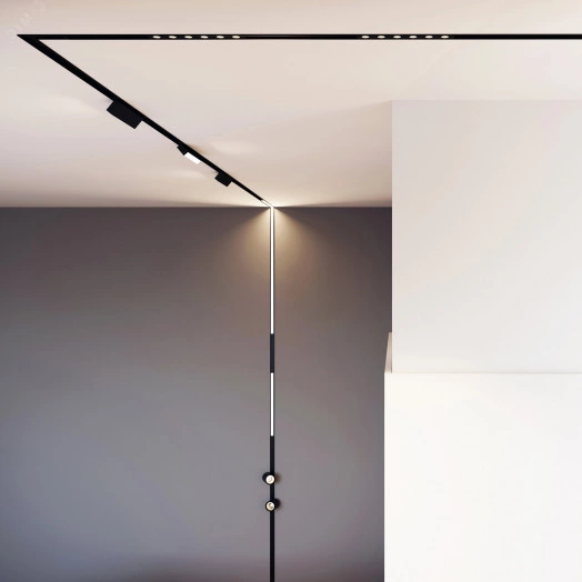 Светильник MAG-FLAT-25-L600-18W Warm3000 (BK, 100 deg, 24V) (, IP20 Металл, 3 года)