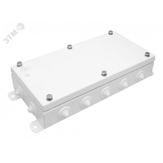 Коробка монтажная огнестойкая КМ-О (28к)-IP55-1530, корпус из оцинкованной стали, количество вводов 14