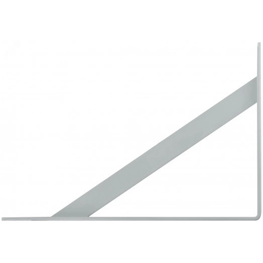 Уголок-кронштейн усиленный белый 300х200 мм