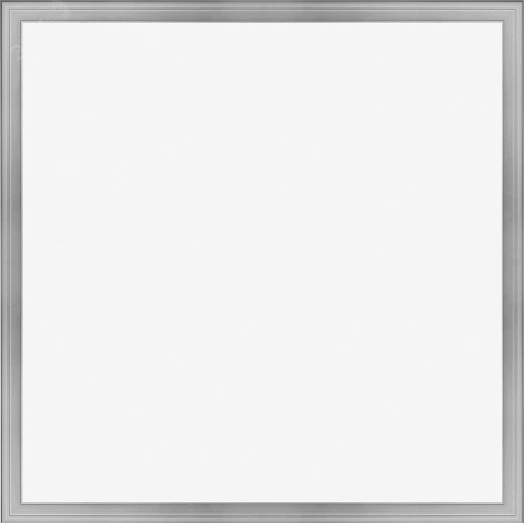 Светильник светодиодный ДВО-40w 595х595х7.5 6500К 3600Лм матовый серебро (БЕЗ ДРАЙВЕРА!)