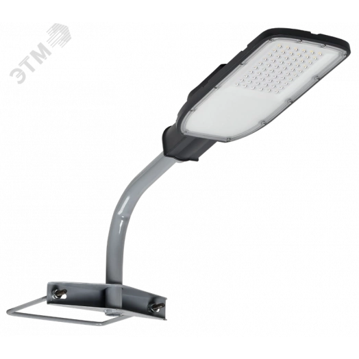 Кронштейн КНО-1 D=48мм L=350мм на опору 1 хомут серый IEK