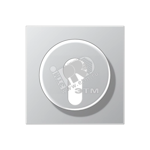 Крышка для выключателя с замком  алюминий