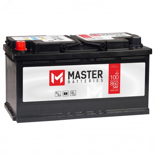 Аккумулятор автомобильный MASTER BATTERIES 100Ah L+