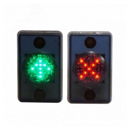 Мнемосхема Светодиодная красный крест - зеленая стрелка