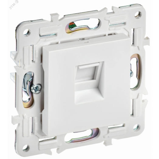 SKANDY Розетка компьютерная RJ45 кат.5E SK-K01W арктический белый IEK