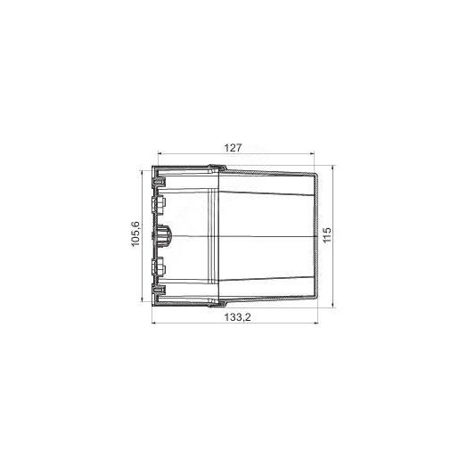 ПЛАСТ.КОРОБКА ABS 116x116x62