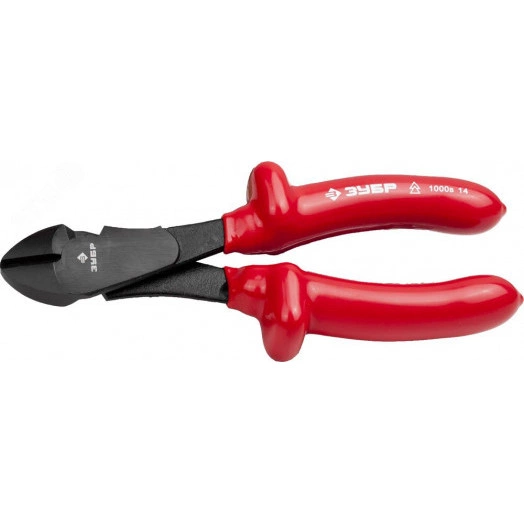 Бокорезы ''ЭЛЕКТРИК'' усиленные, диэлектрические, высоковольтные до ~1000В, маслобензостойкая рукоятка, 170мм, Мастер 2214-6-17