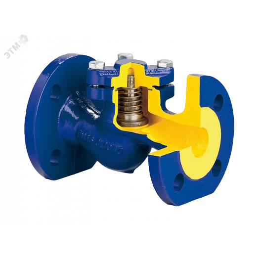 Обратный клапан V287-032 DN 32 PN 16 Тмакс.град 300 ф/ф чугун/нерж (Zetkama)