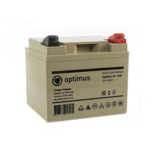 Аккумуляторная батарея Optimus AP-1240 40ач 12в