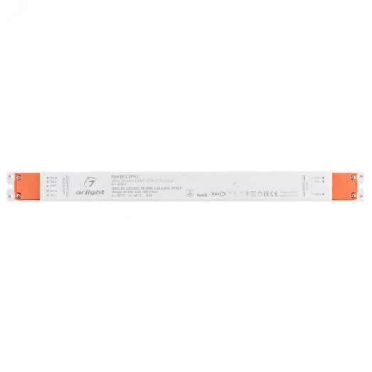 Лента RT-A200-8mm 24V Warm3000-CX1 (16 W/m, IP20, 5m) (Arlight, резка 1 светодиод)