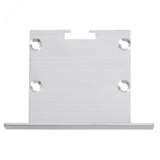 Заглушка для профиля CAB255 без отверстия алюминий (4шт)