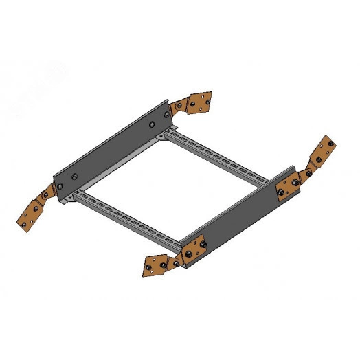 Угол вертикальный шарнирный НЛ-УВШ60х10 УТ1,5 600х100, горячее цинкование(толщина покрытия 40 -120мкм), S1,5