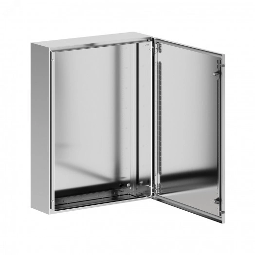 Корпус навесной STH с М/П, нержавеющая сталь AISI304, ВхШхГ 800x600x200 мм, с фланцем