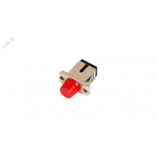 Адаптер оптический переходной, универсальный SM/MM, SC - FC, одинарный, металлик