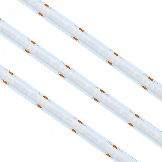 "LED лента ""ВАРТОН"" 15W/m 24V RGB 5m х12 mm IP20 SMD COB 1680LED/m (упаковка 5м)"