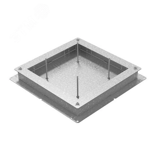 Напольная коробка 450х450х48, Сендзимир цинк