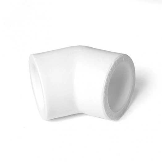 Угольник 20 45 град., полипропиленовый, белый