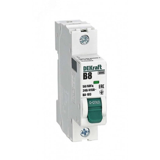 Выключатель автоматический 1Р 8А х-ка B ВА-103 6кА