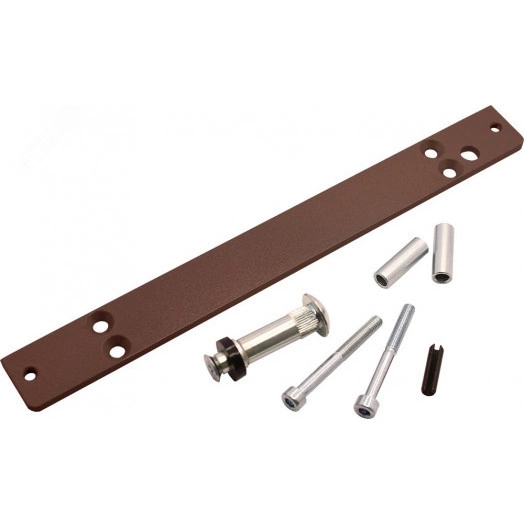 Замок электромагнитный ALM-300P-12V, усилие удержания якоря 250 – 300 кгс, с датчиком состояния двери, коричневый