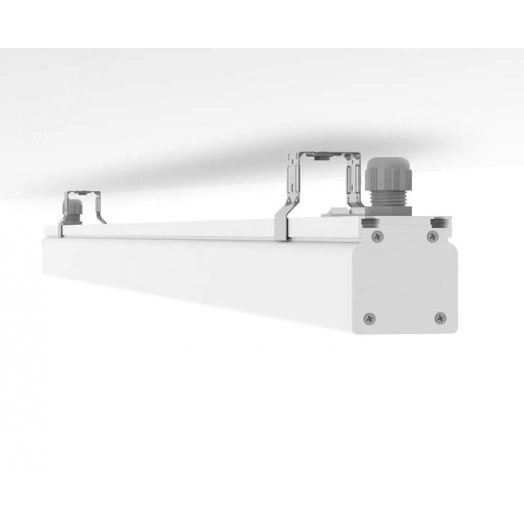 Светильник светодиодный Mercury Mall IP54 740x54x58мм опал 30W 4000К белый RAL9003