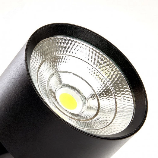 Светильник светодиодный ДПО-25w 4000К 2250Лм наклонный черный