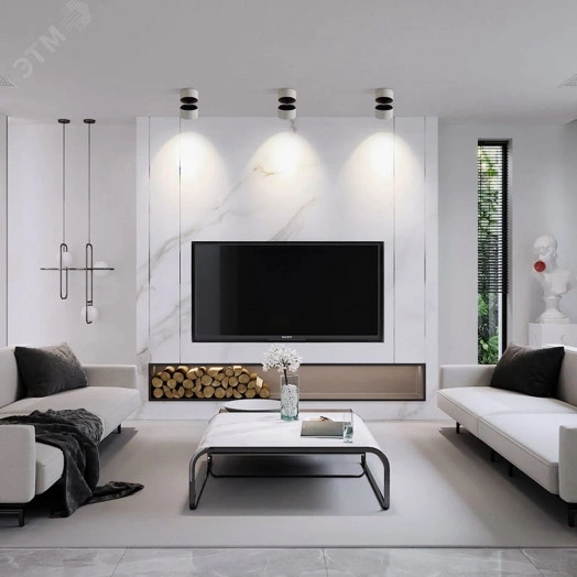 Светильник светодиодный ДПО-25w 4000К 2250Лм наклонный черный