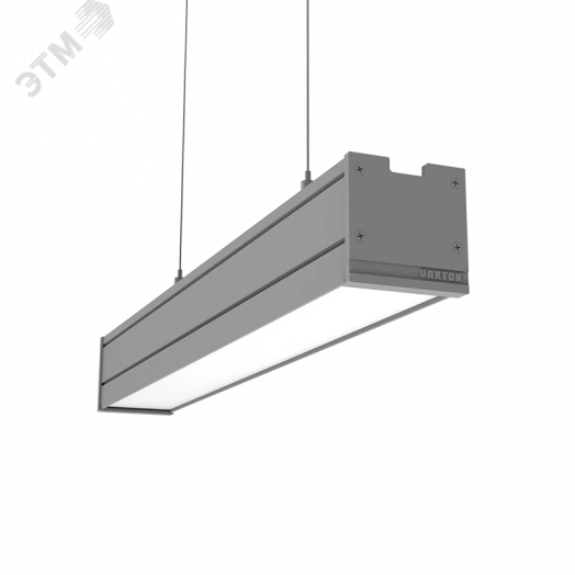 Светильник светодиодный Mercury Pro подвесной 8 Вт 3000 К 514х65х65 мм IP54 серый муар с рассеивателем опал подв. 2м