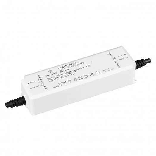 Блок питания ARPV-SP-48150-PFC (48V, 3.12A, 150W) (Arlight, IP67 Пластик, 5 лет)