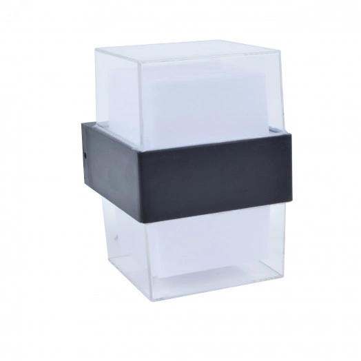 Светильник светодиодный ULU-P26B-2x5W/4000K IP65 BLACK  уличный. Архитектурный накладной. Белый свет (4000K). Корпус черный. TM Uniel