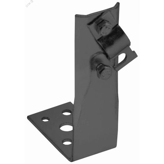 Держатель проводника круглого 6-10мм винтовой угловой h=150мм оцинкованная сталь TD IEK