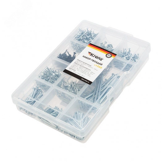 Набор гвоздей (1260 шт) KRANZ