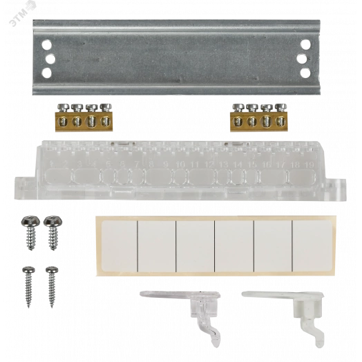 Корпус пластиковый встраиваемый на 6 модулей ЩРВ-П-6 IP41 UNION Compact белая дверь
