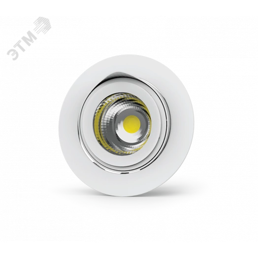 Светильник светодиодный ДВО-50Вт DL/R повор.40° 195*159мм 3000K белый DALI (185mm)