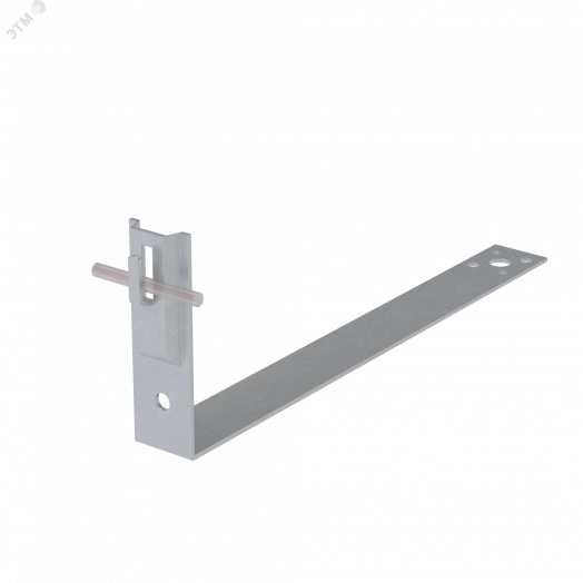 Черепичный держатель зажимной на обрешётку для прутка D 5-8 мм L380 мм H100 мм TD