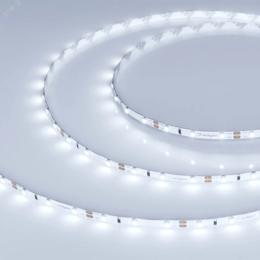 Лента RT-A60-5mm 12V Cool 8K (4.8 W/m, IP20, 2835, 5m) (, узкая)