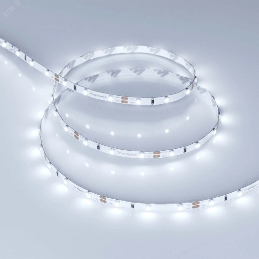 Лента RT-A60-5mm 12V Cool 8K (4.8 W/m, IP20, 2835, 5m) (, узкая)