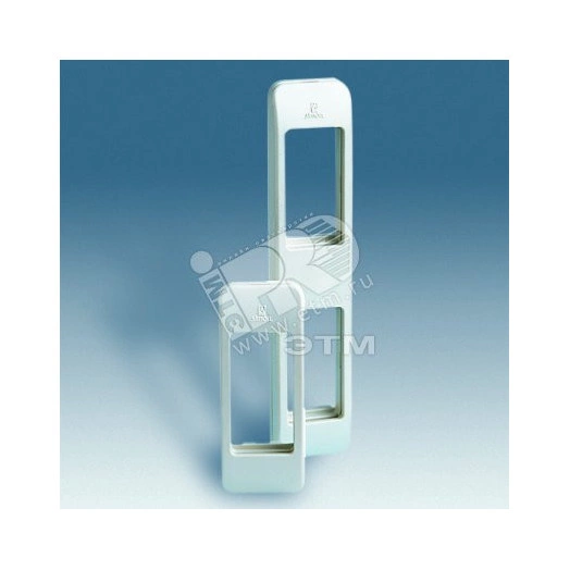 Рамка узкая с суппортом на 2 узких модуля 32х153мм слоновая кость