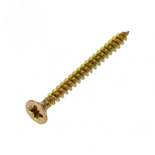 Саморез универсальный 3.5х40, желтый цинк, короб (200 шт./уп.)