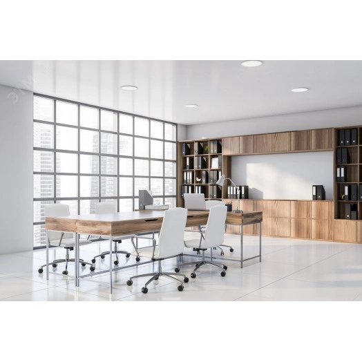 Светильник светодиодный встраиваемый ДВО 1711 белый круг 5Вт 4000К IP40