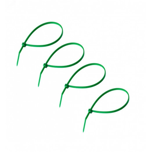 Хомут-стяжкa нeйлонoвая 150x2,5 мм, зеленая, упаковка 25 шт, REXANT