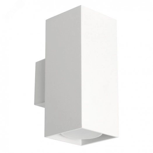 Светильник ДБО 2хGU10 вверх/вниз без ламп белый