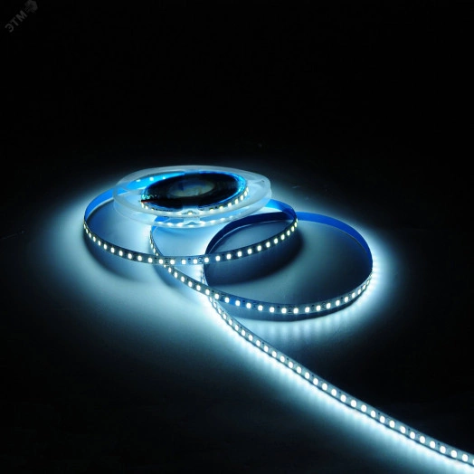 Лента светодиодная LED 2835/120-SMD 10 Вт/м 700 Лм/м 4000К белый IP20 12 В DC 8 мм (катушка 5 м) Basic Gauss