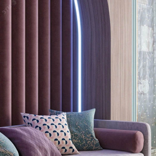 Лента светодиодная LED 2835/60-SMD 4,8 Вт/м 210 Лм/м синий IP66 12 В DC 8 мм (катушка 5 м ZIP bag) Elementary Gauss